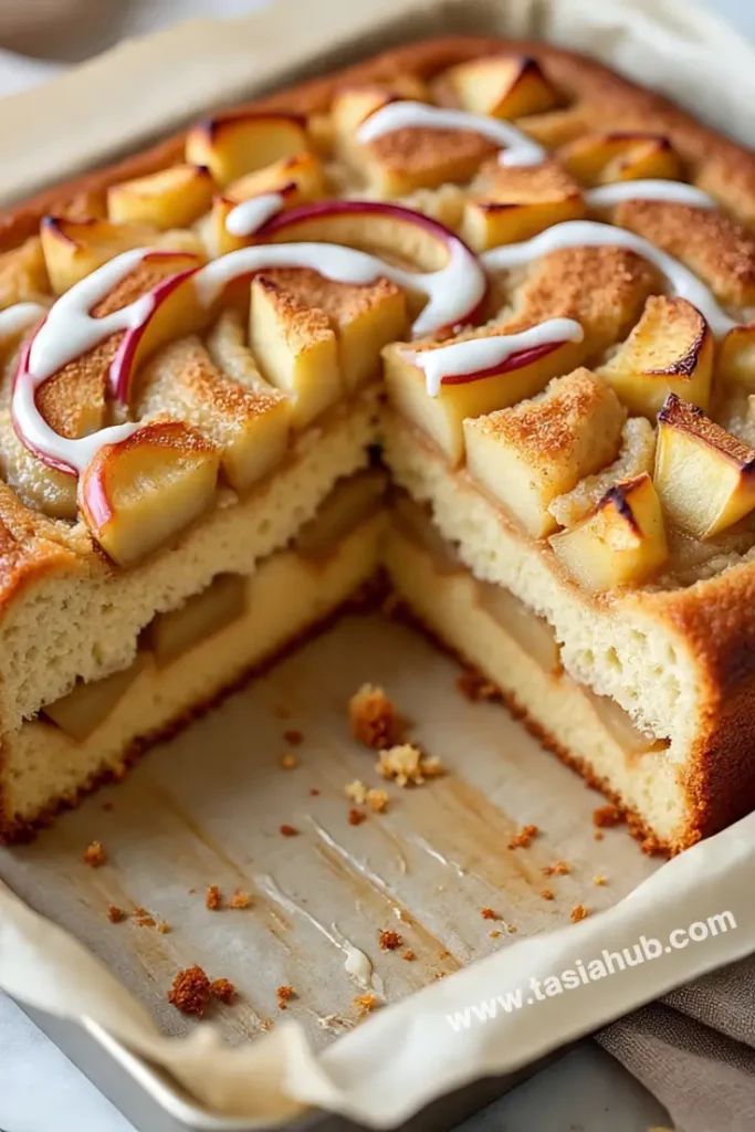 fall apple fritter cake