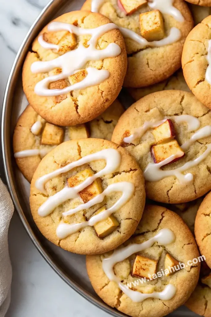 fall apple fritter cookies