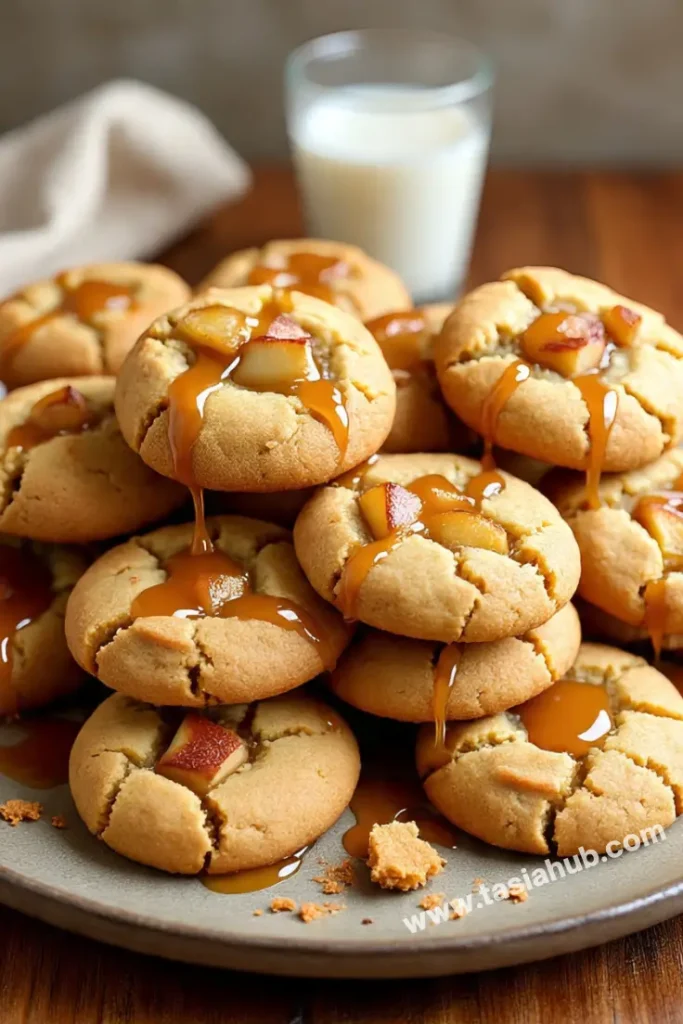 fall caramel apple cookies