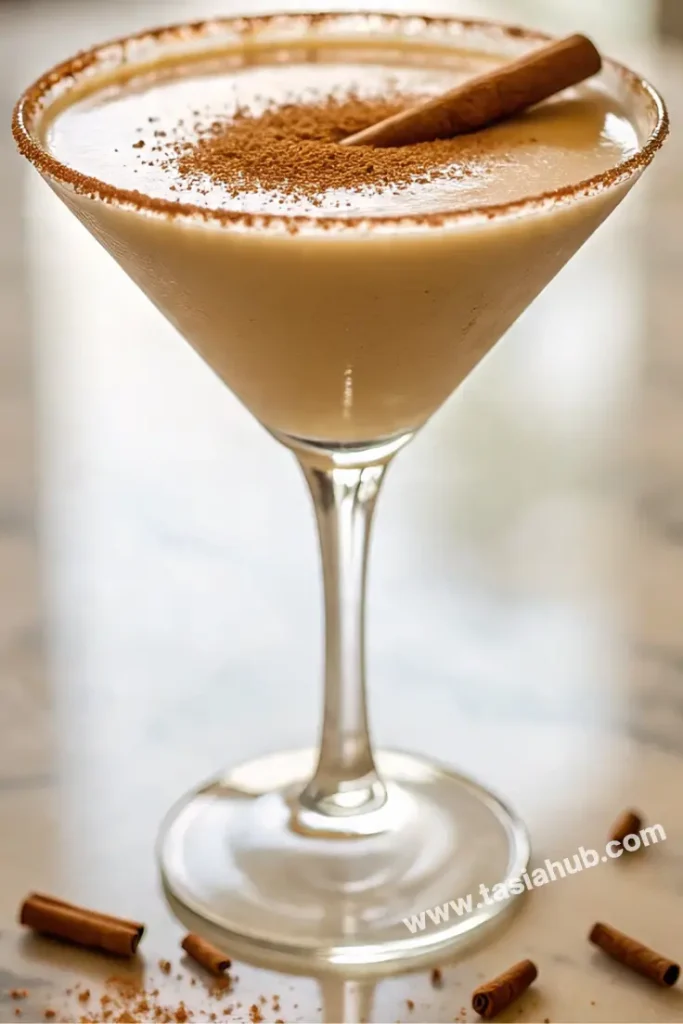 fall pumpkin spice martini