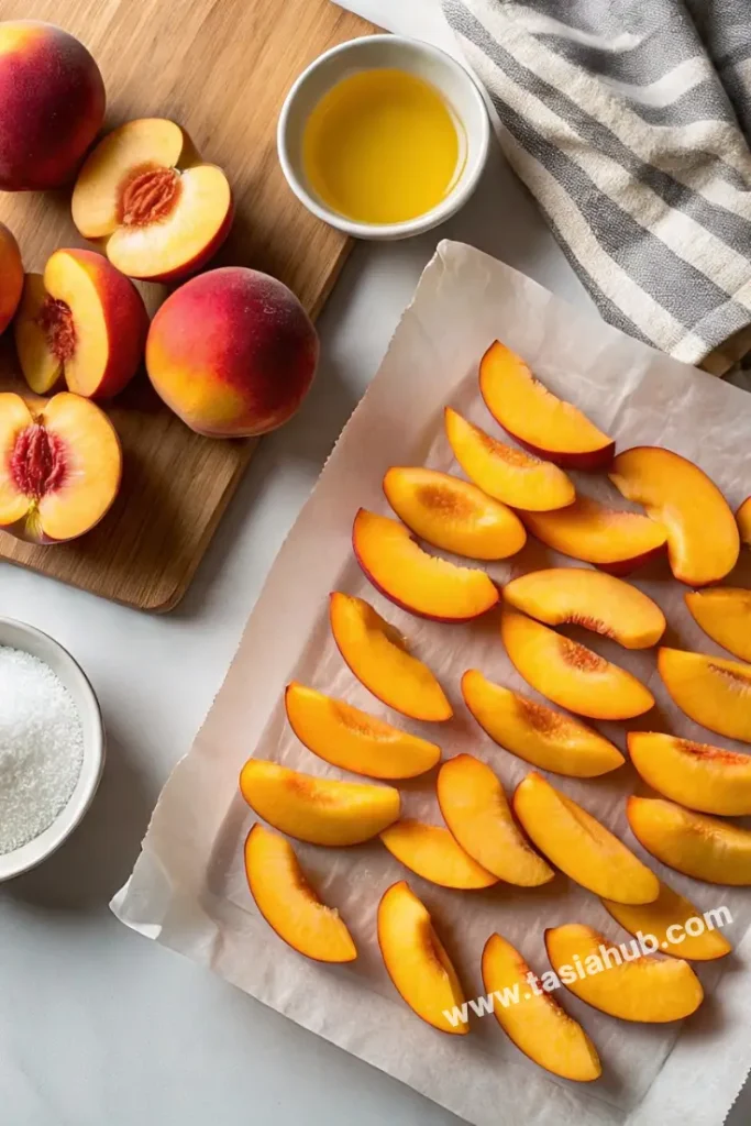 how to freeze peaches 1