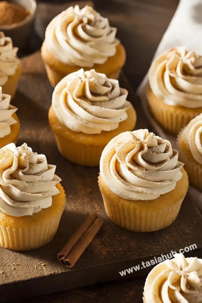 moist apple cider cupcakes