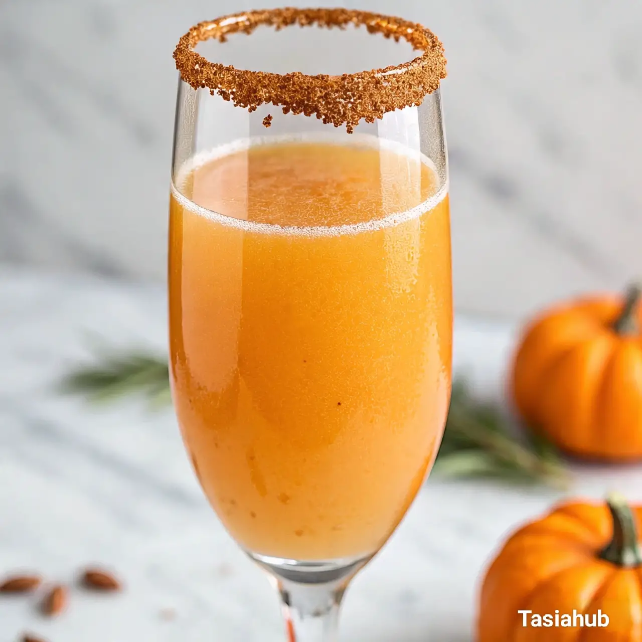 Pumpkin pie mimosa