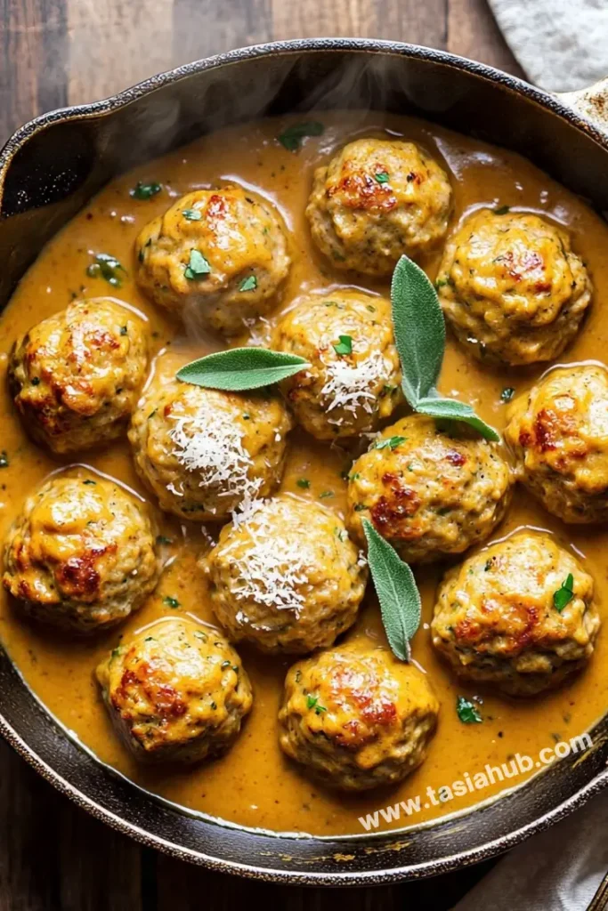 pumpkin sage turkey meatballs
