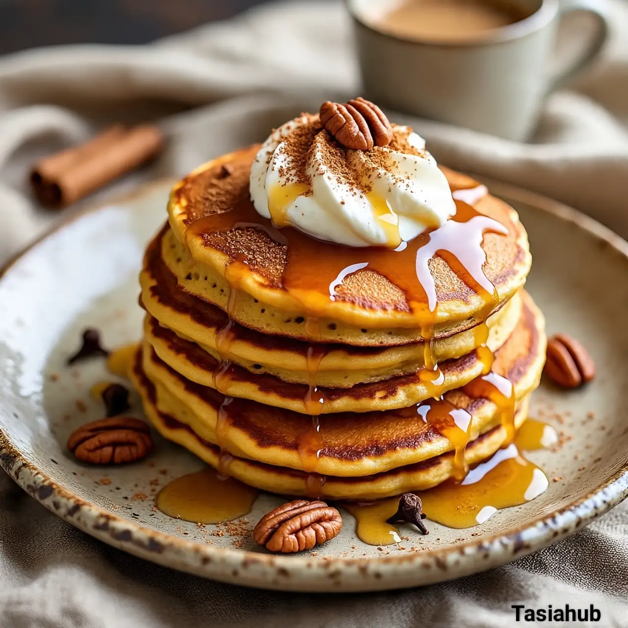 Pumpkin spice pancakes