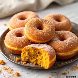 Pumpkin spiced baked donuts