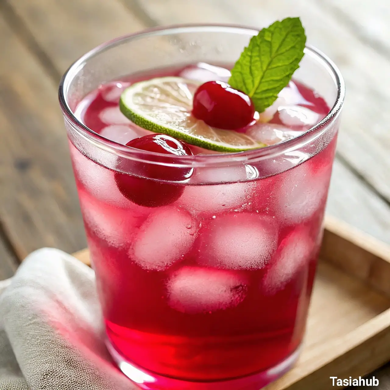 Tart cherry mocktail