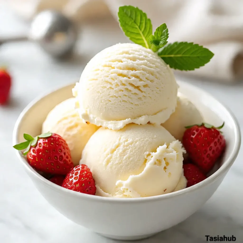 Vanilla ice cream