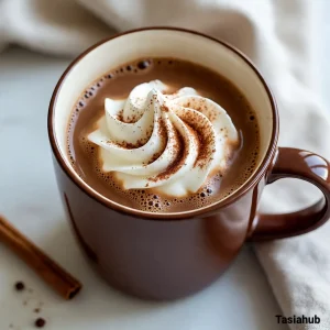 Chai spiced hot chocolate