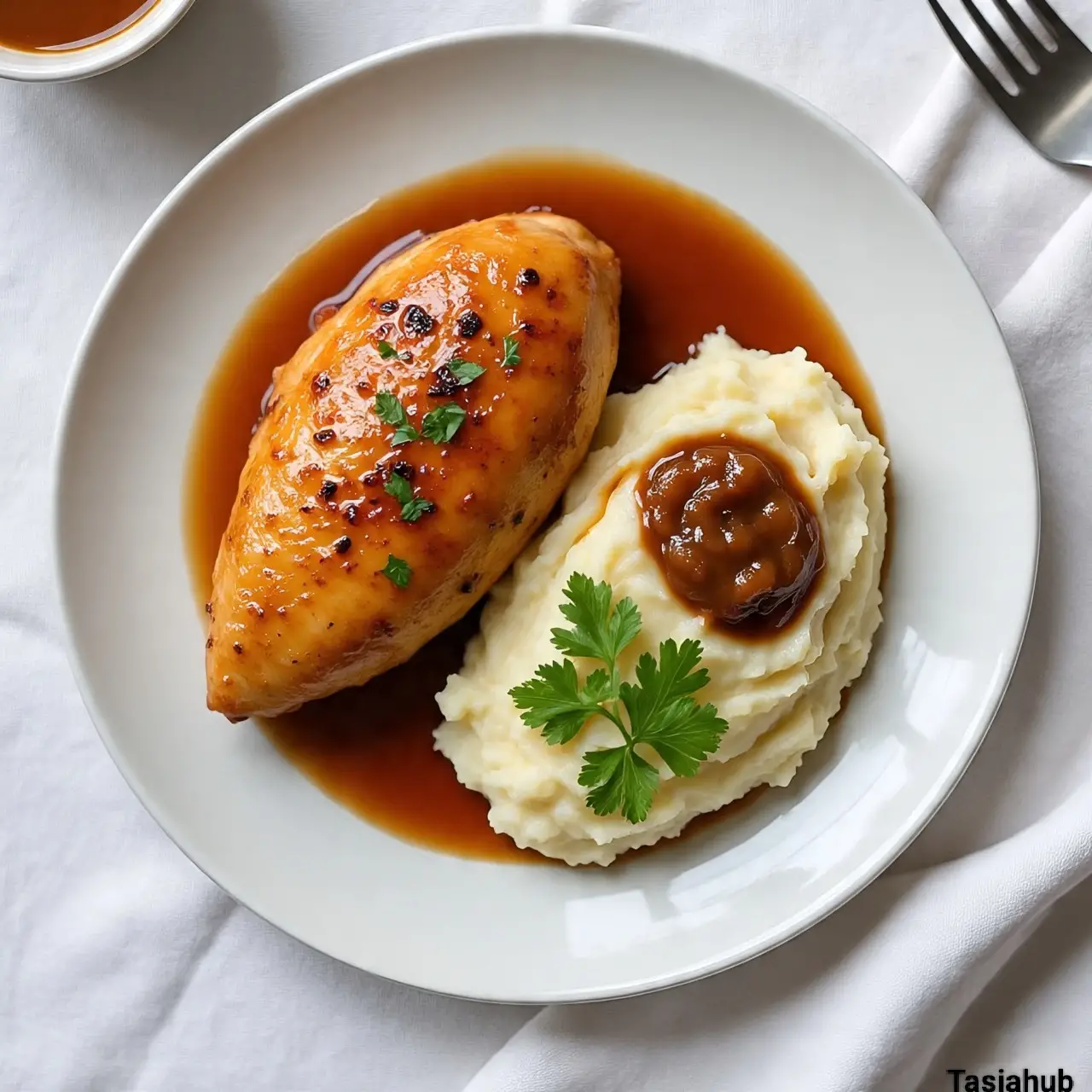 Crockpot Brown Sugar and Garlic Chicken