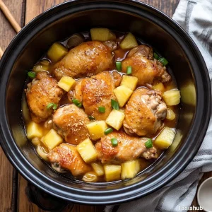 Crockpot Hawaiian chicken