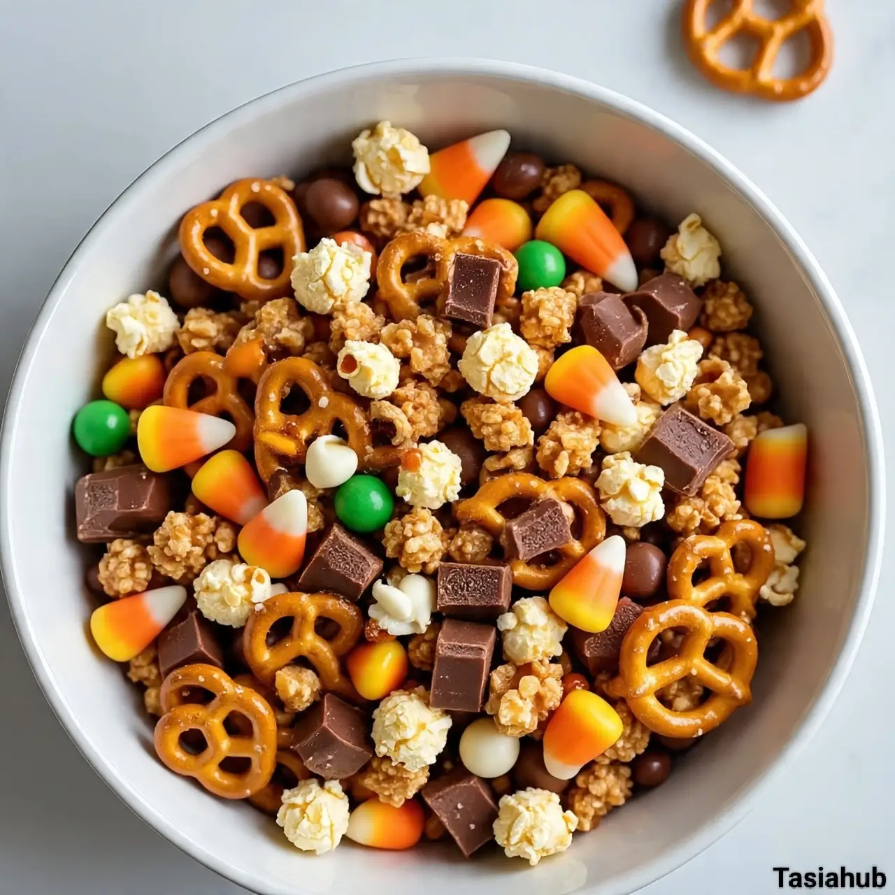 Sweet and salty fall snack mix