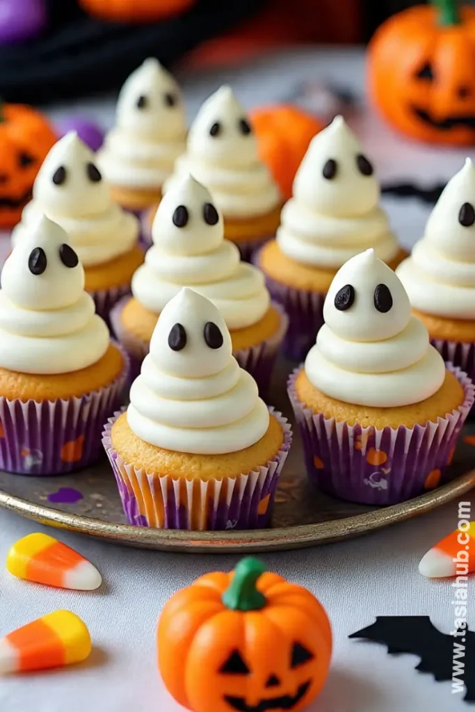 Halloween Ghost cupcakes 1