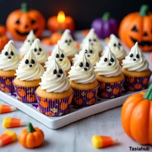 Halloween Ghost cupcakes