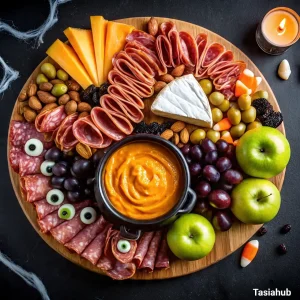 Halloween charcuterie board