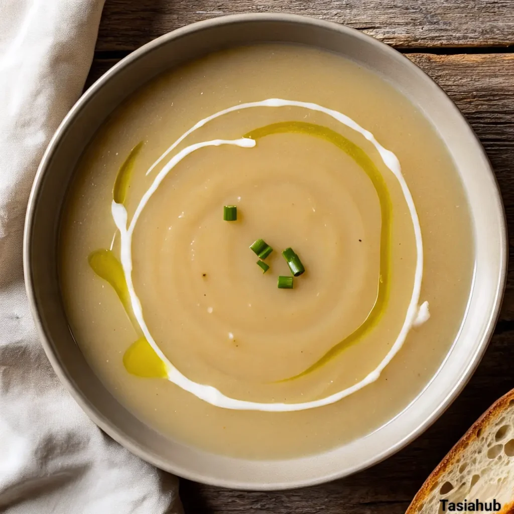 Apple and parsnip soup