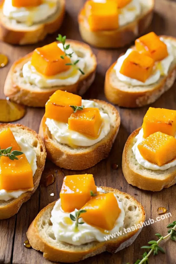 butternut squash crostini