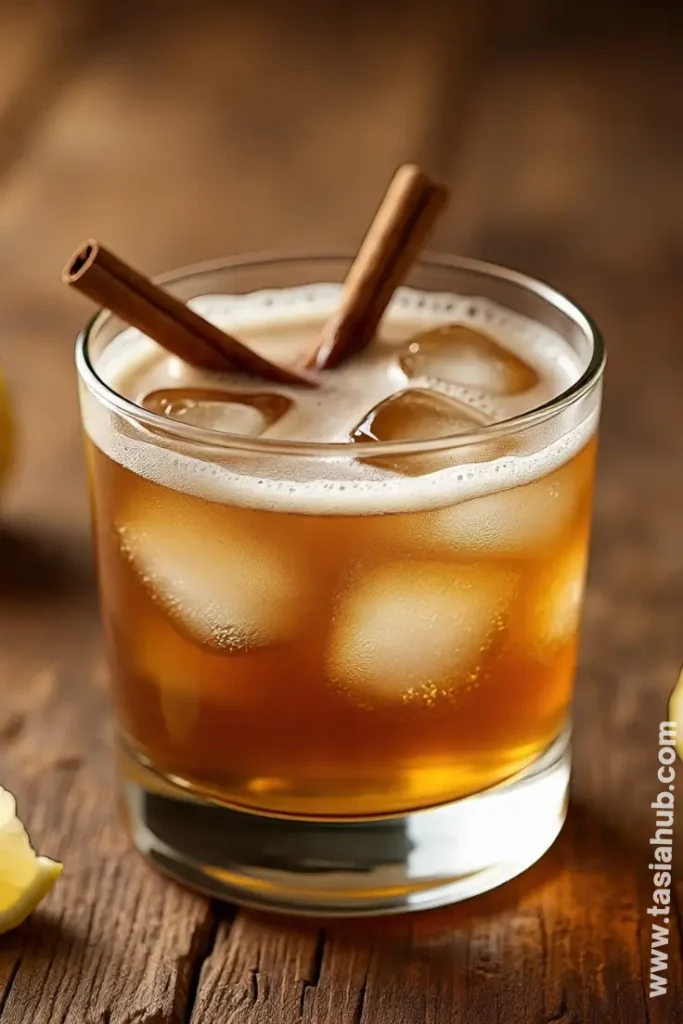 cinnamon maple whiskey sour recipe