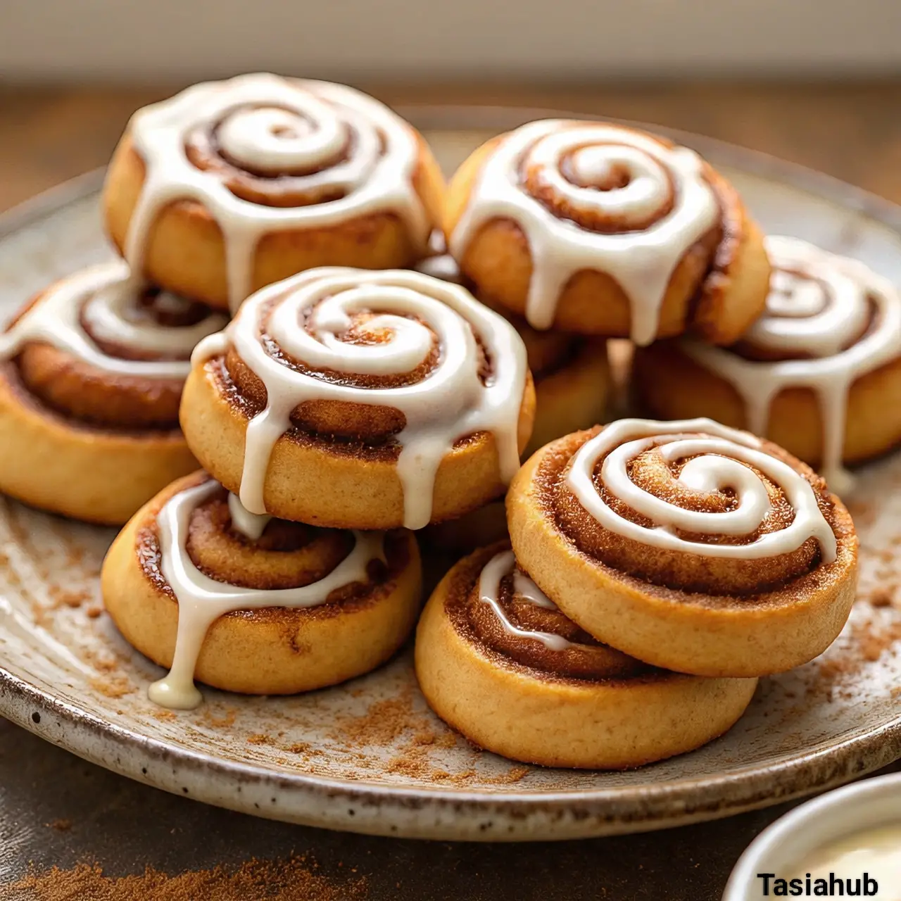 Cinnamon roll cookies