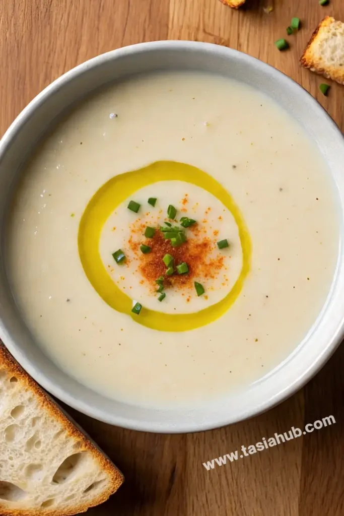 creamy kohlrabi soup 1