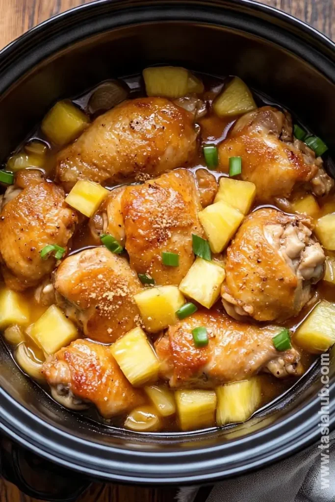 crockpot Hawaiian chicken
