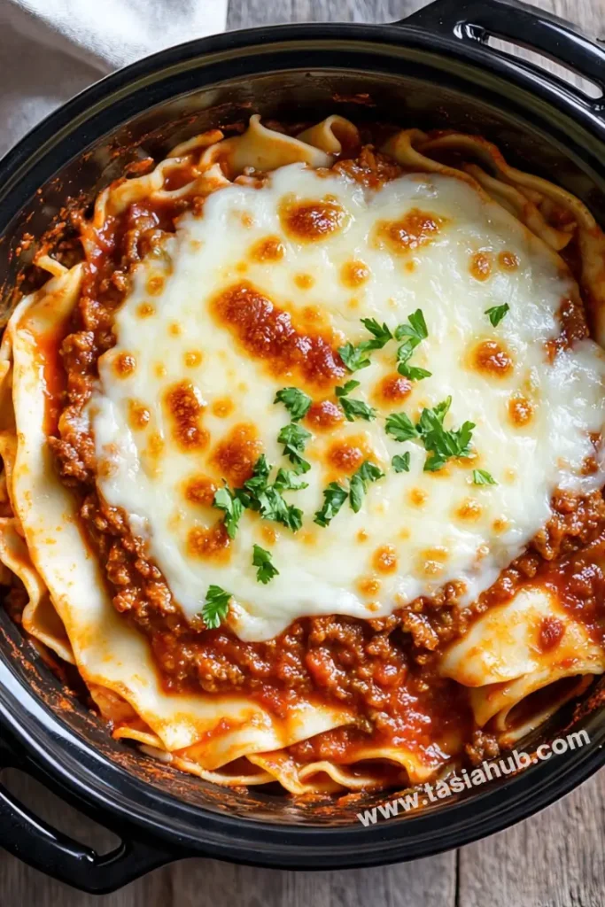 crockpot lasagna 1