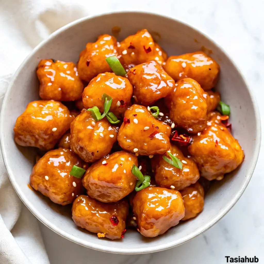 Crockpot orange chicken