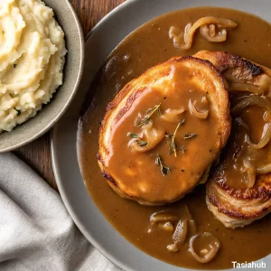 Crockpot smothered pork chops