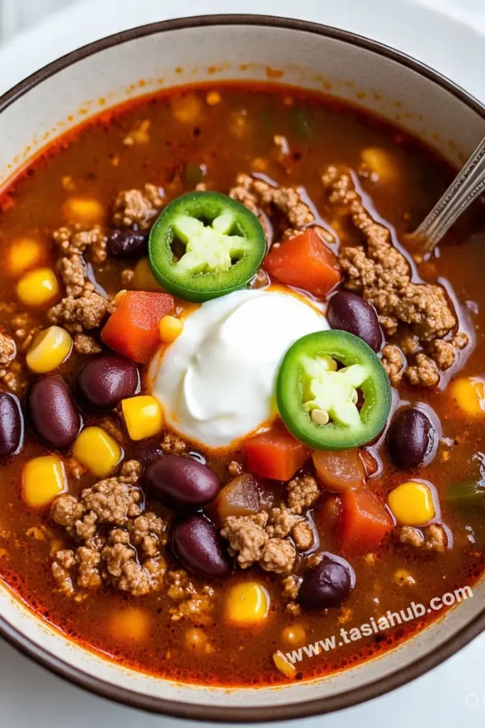 crockpot taco soup 1