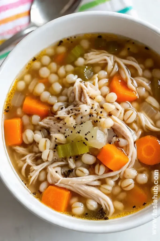 crockpot turkey and barley soup 1 1