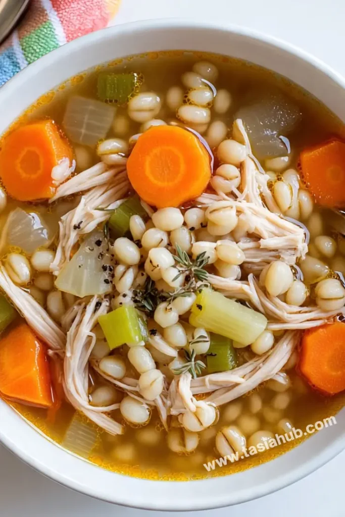 crockpot turkey and barley soup
