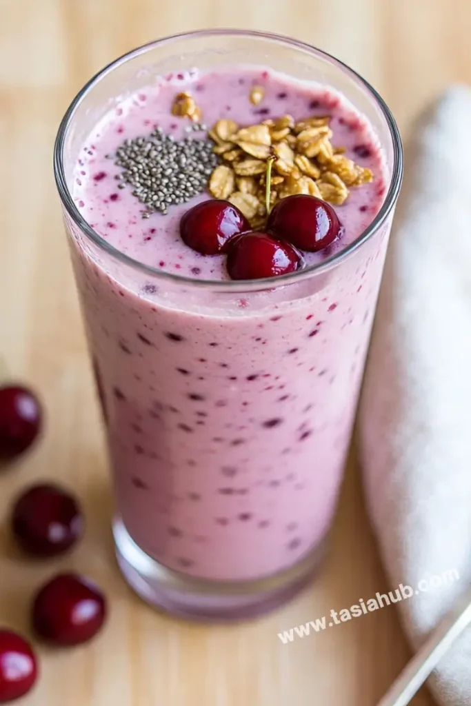 dried tart cherry smoothie 1