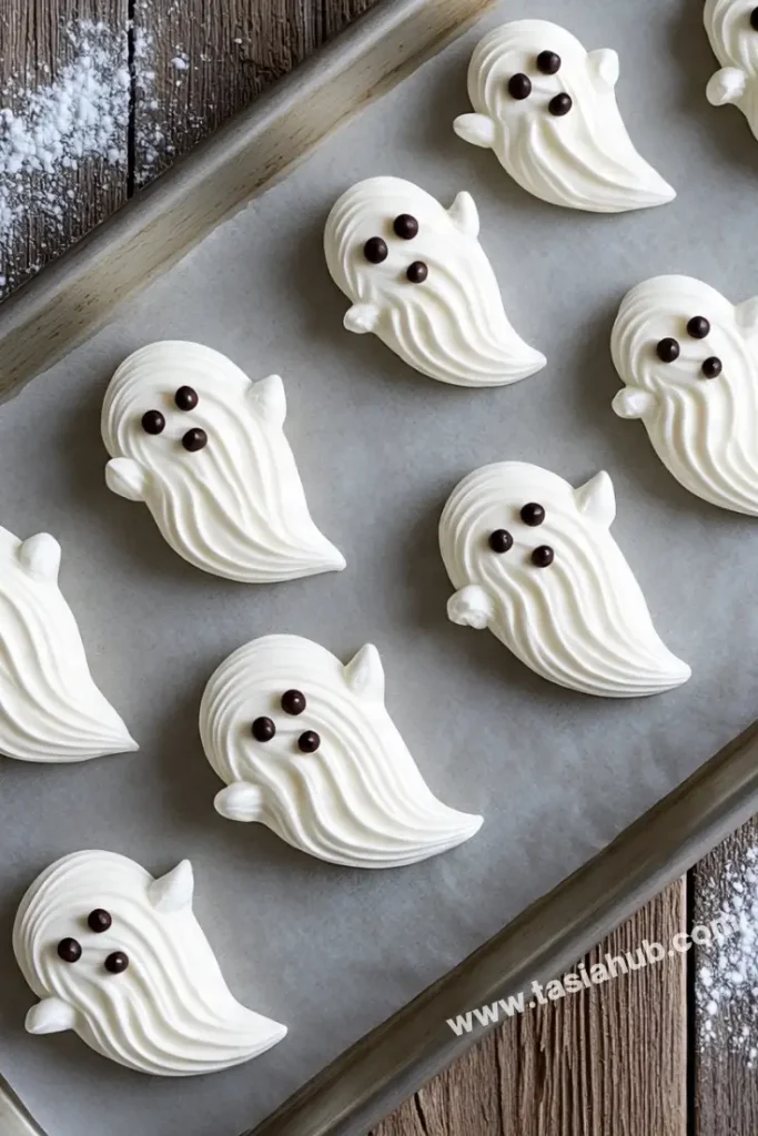 ghost meringues