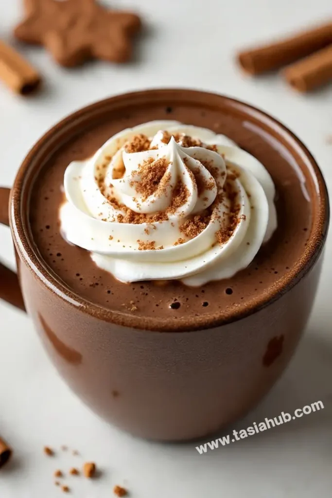 gingerbread hot chocolate