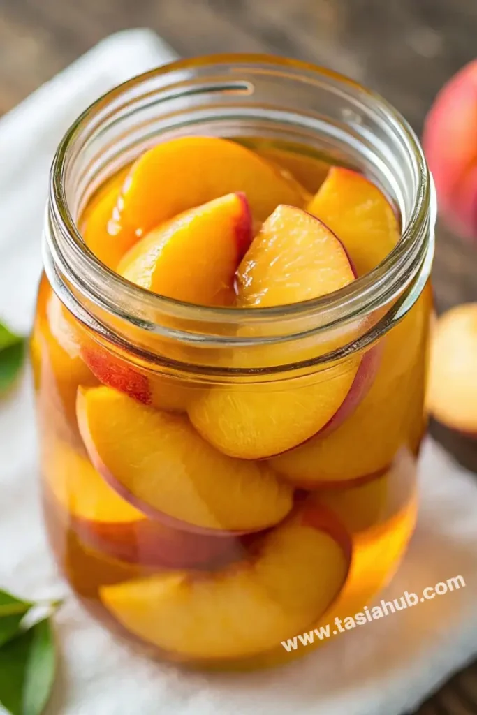 how to can peaches
