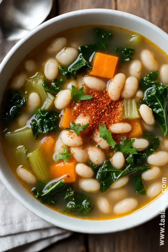 kale and white bean soup 1 1