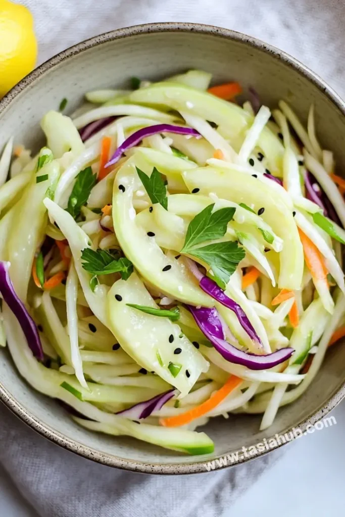kohlrabi slaw 1