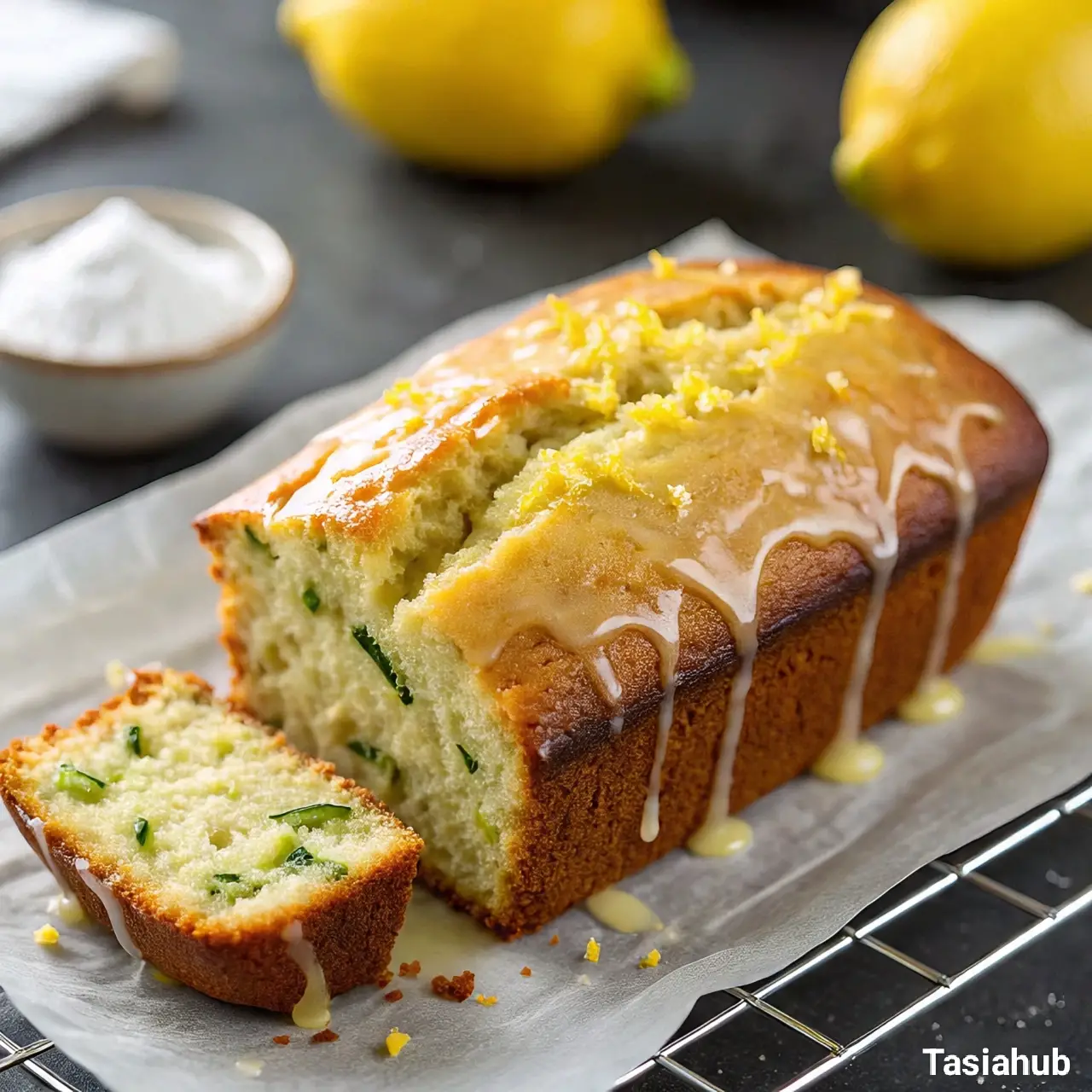 Lemon zucchini bread