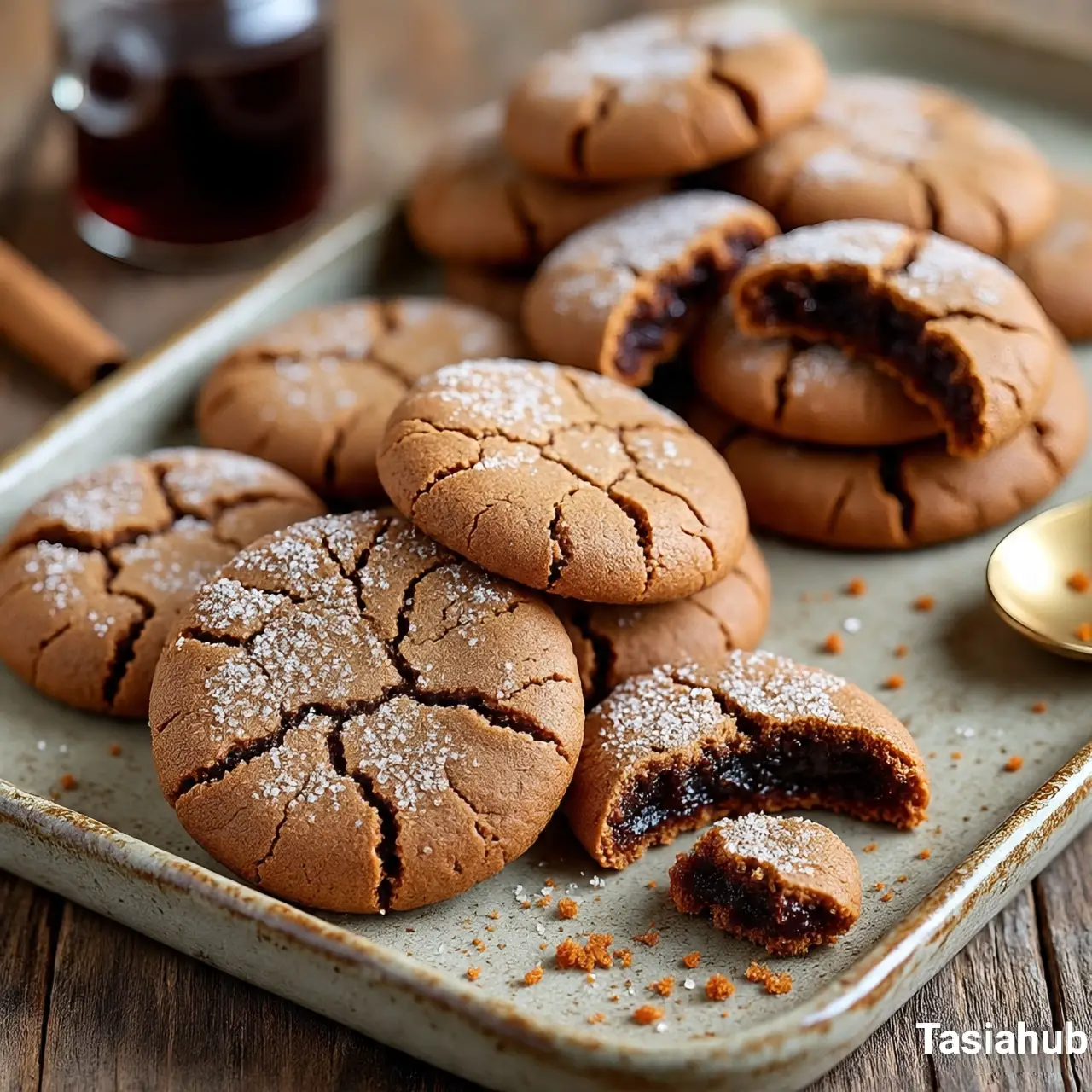 Ginger molasses cookies