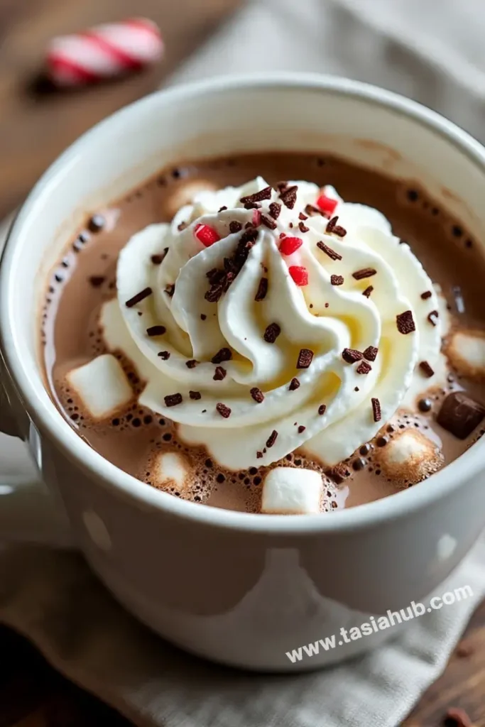 peppermint hot chocolate 1