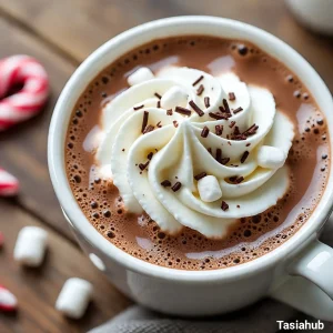 Peppermint hot chocolate