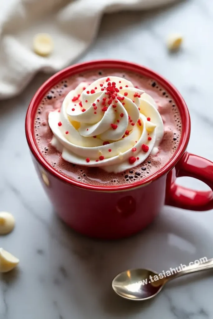 red velvet hot chocolate 1