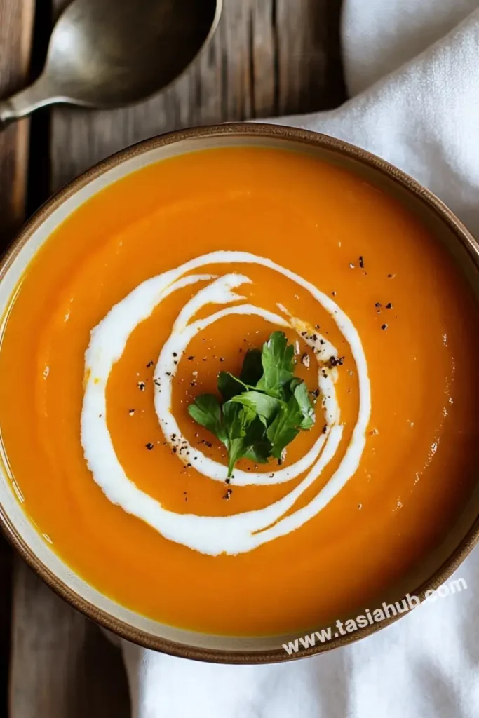 roasted carrot and ginger soup