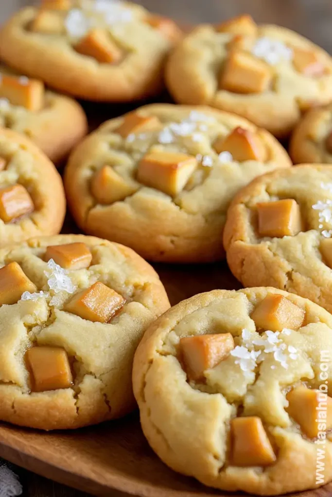 salted caramel apple cookies recipe