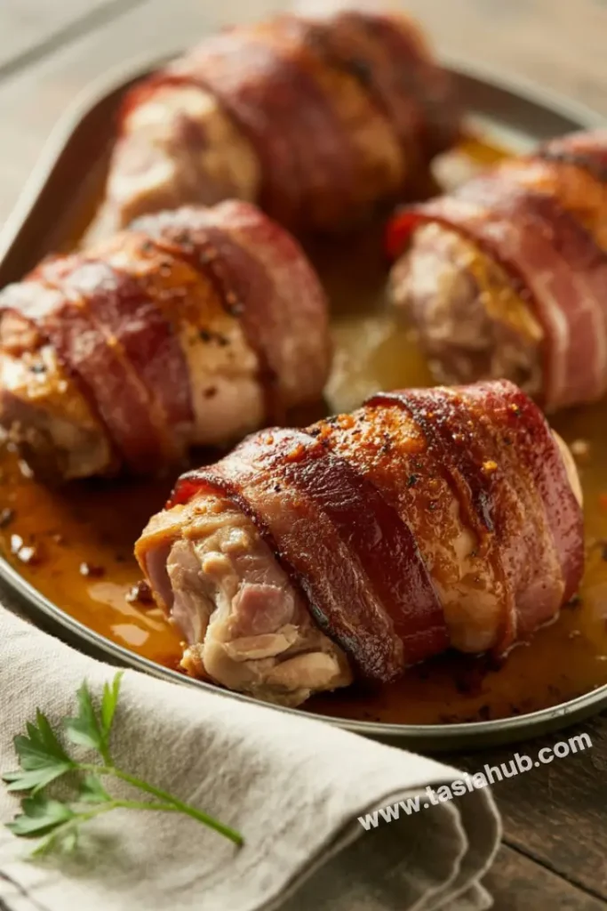 slow cooker bacon brown sugar chicken