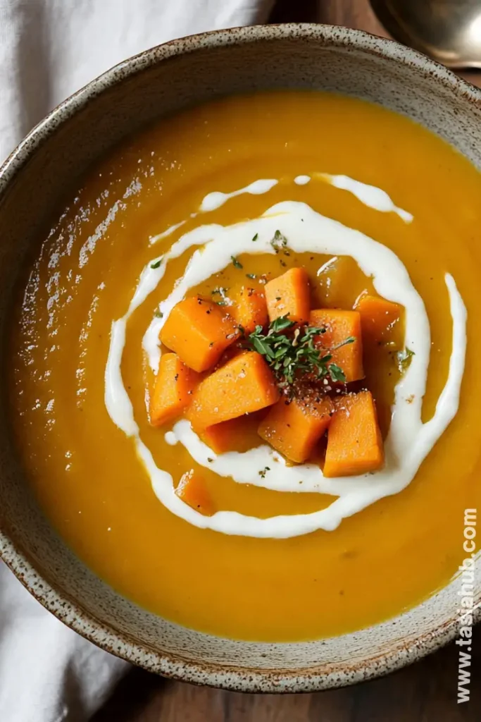 slow cooker butternut squash soup 1 1