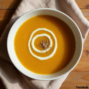 Slow cooker butternut squash soup