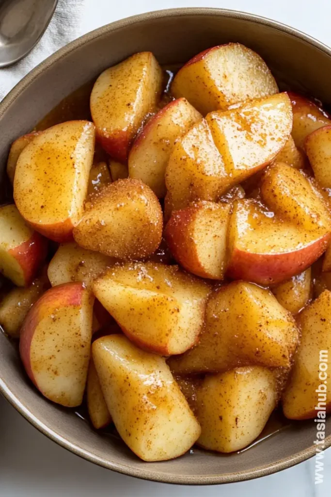 slow cooker cinnamon apples 1