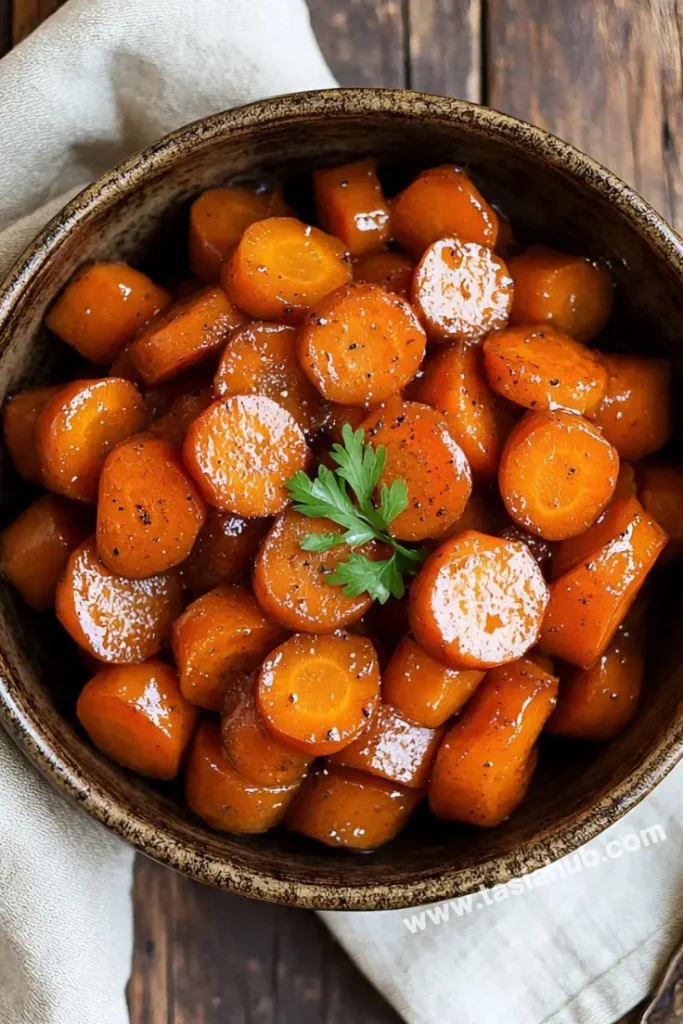 slow cooker maple glazed carrots