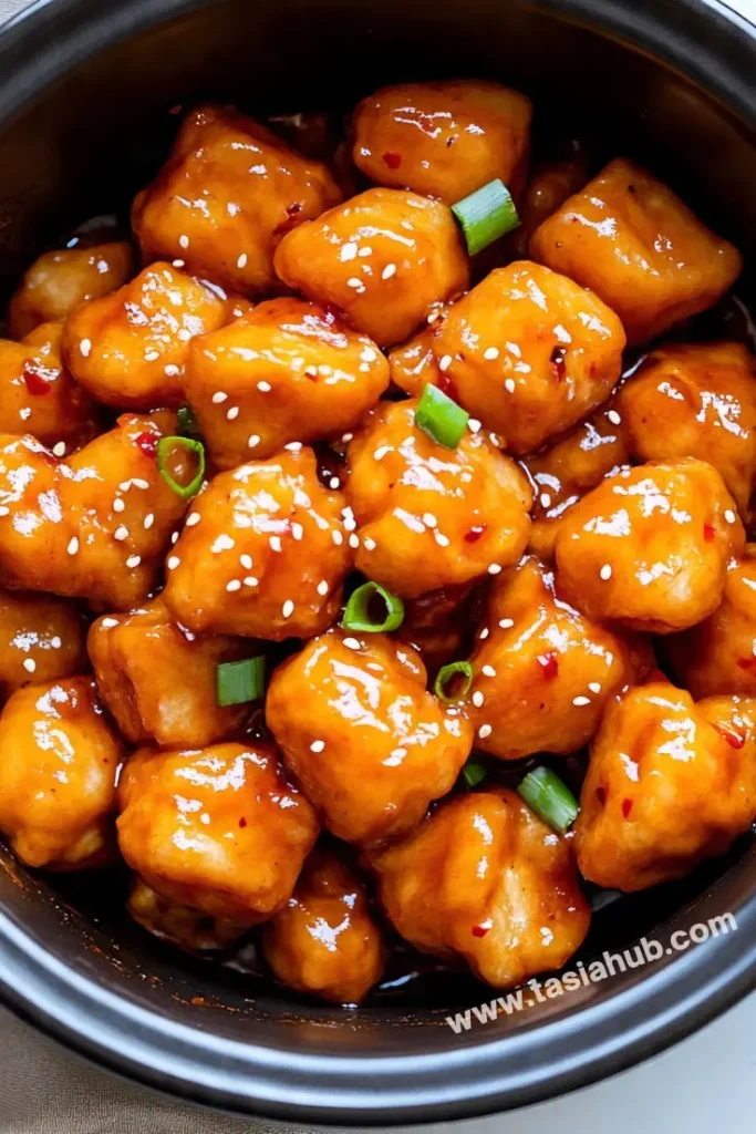 slow cooker orange chicken